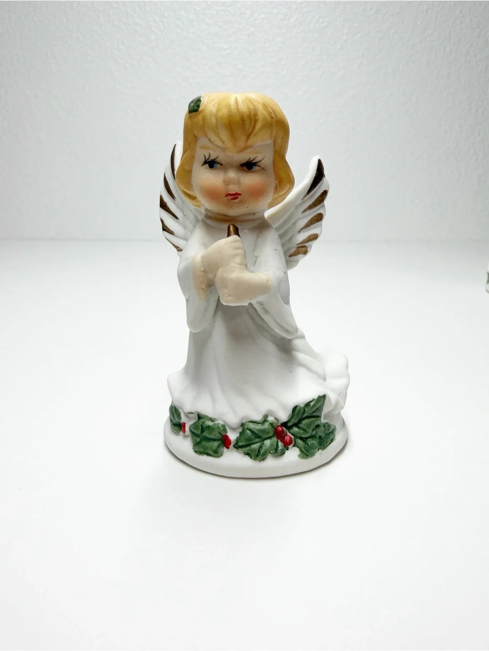 Vintage Handcrafted Porcelain Quartet Angels